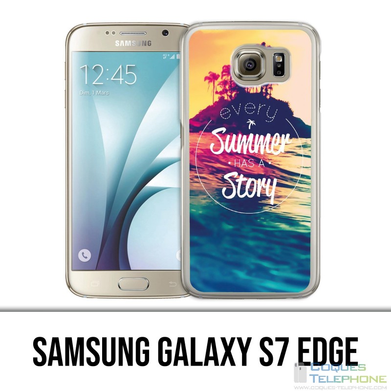 Samsung Galaxy S7 Edge Case - Jeder Sommer hat Geschichte