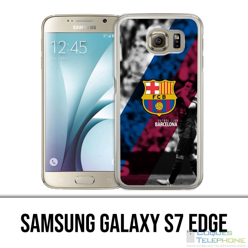 Coque Samsung Galaxy S7 EDGE - Football Fcb Barca