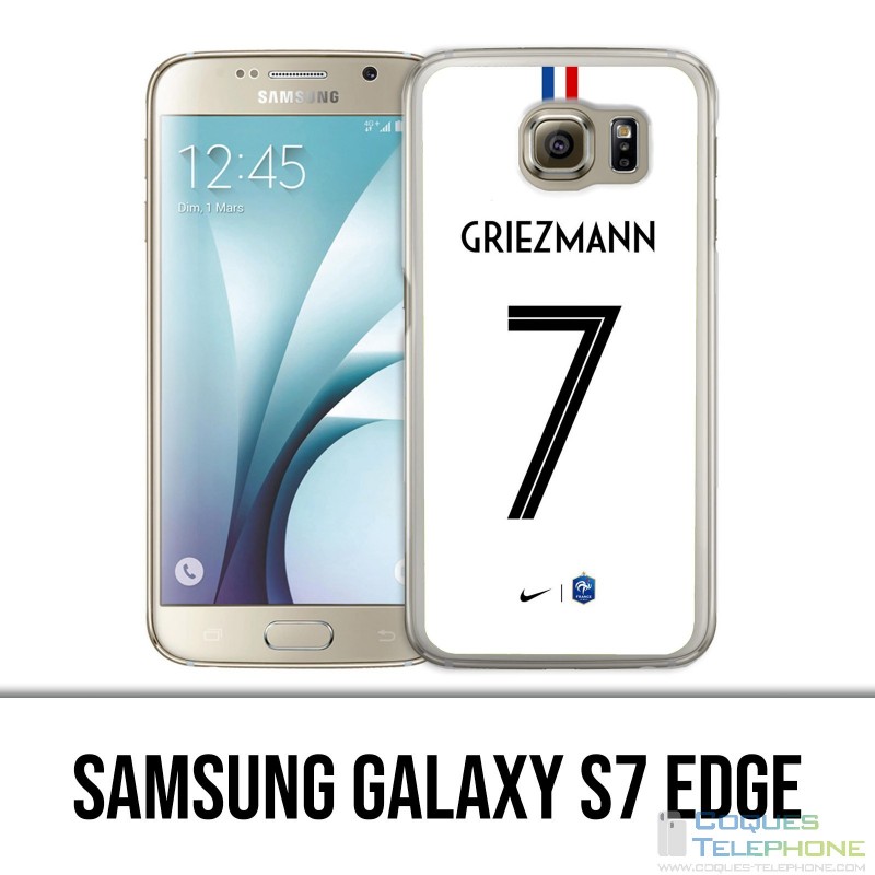 Samsung Galaxy S7 Edge Case - Fußball Frankreich Griezmann Shirt