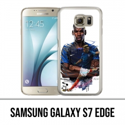 Shell Samsung Galaxy S7 edge - Calcio France Pogba Drawing