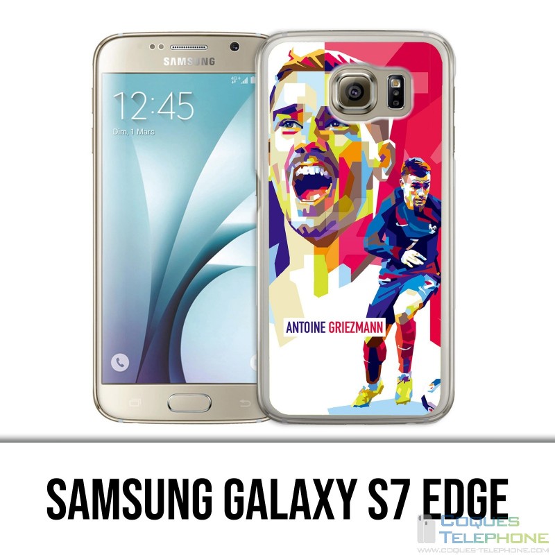 Samsung Galaxy S7 Edge Hülle - Fußball Griezmann