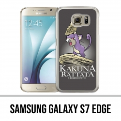 Samsung Galaxy S7 Edge Hülle - Hakuna Rattata Pokemon Lion King