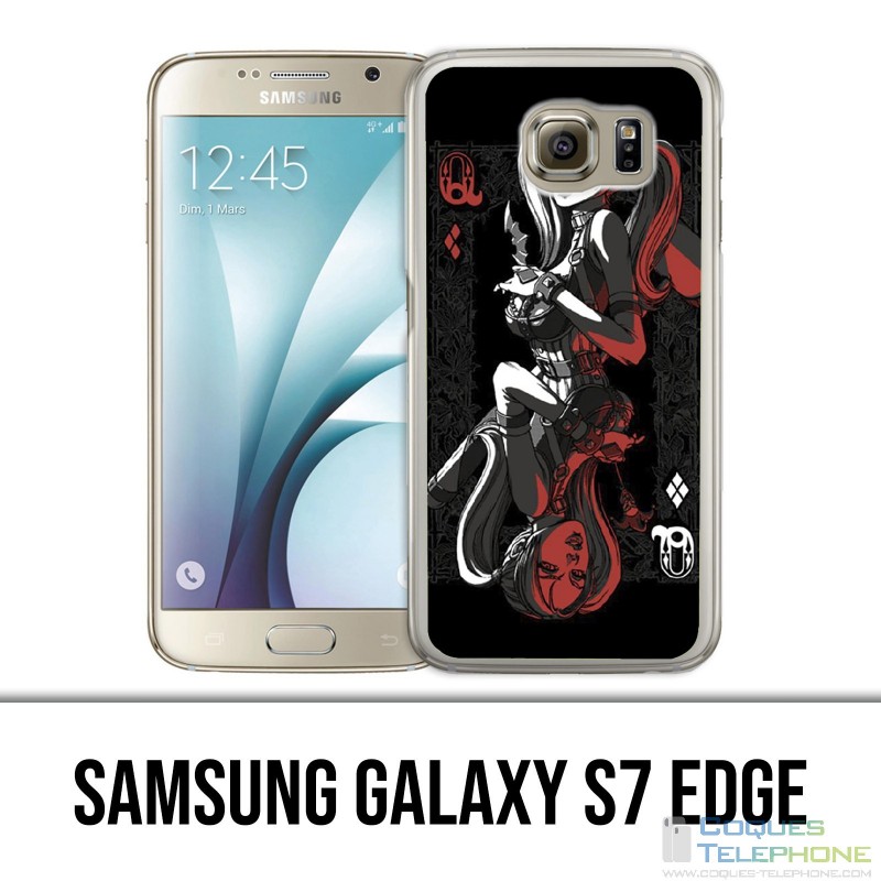 Carcasa Samsung Galaxy S7 Edge - Tarjeta Harley Queen
