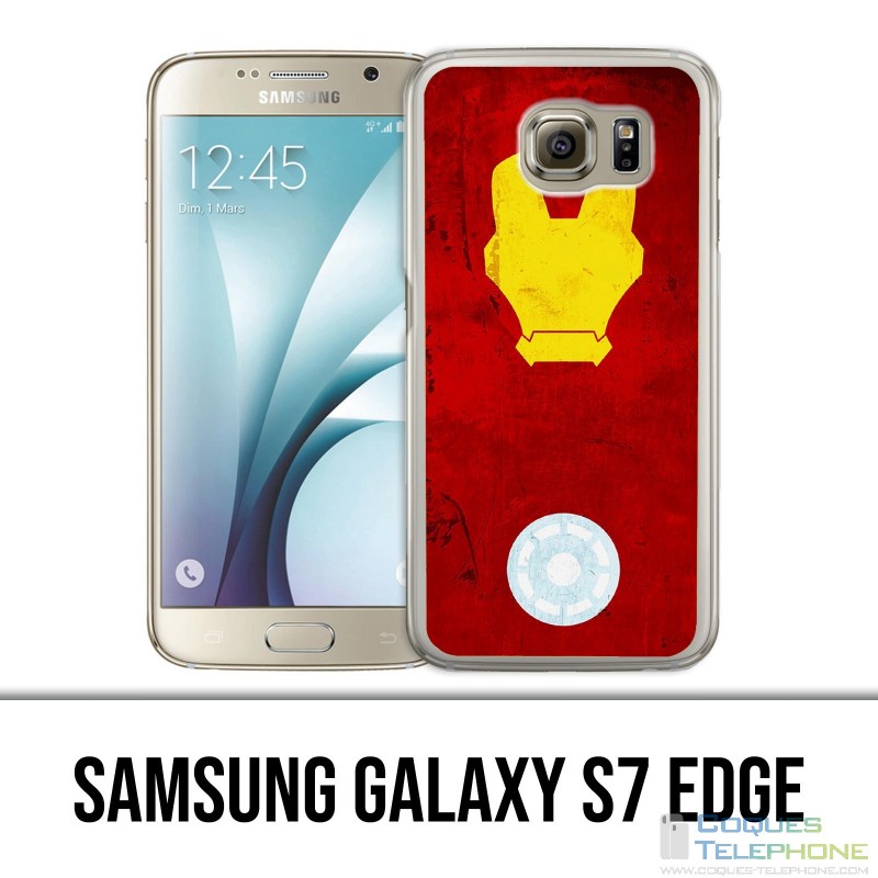 Carcasa Samsung Galaxy S7 Edge - Iron Man Art Design