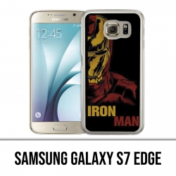 Samsung Galaxy S7 Edge Hülle - Iron Man Comics
