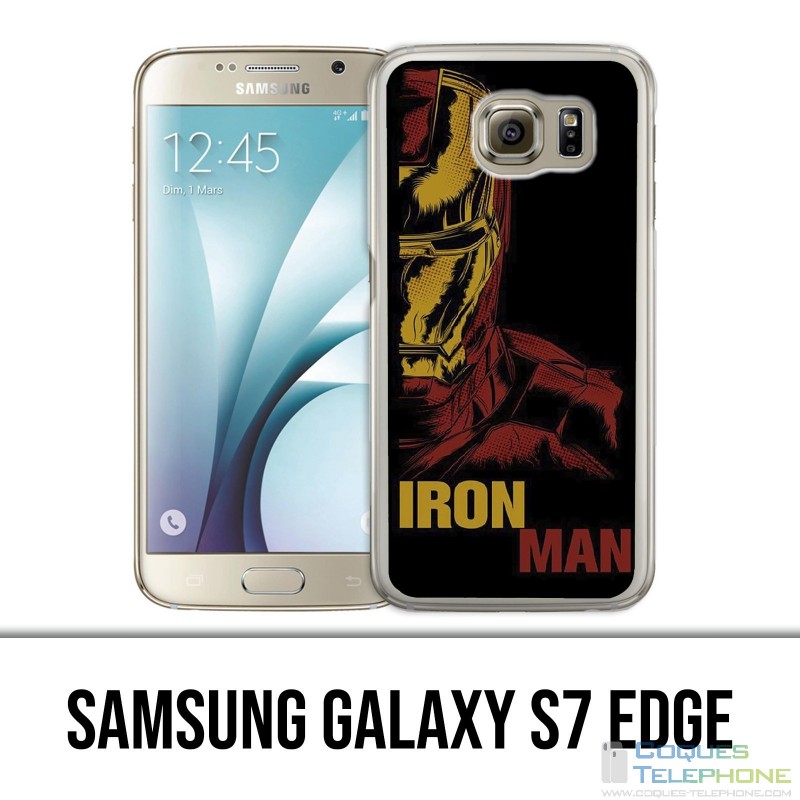 Carcasa Samsung Galaxy S7 Edge - Iron Man Comics