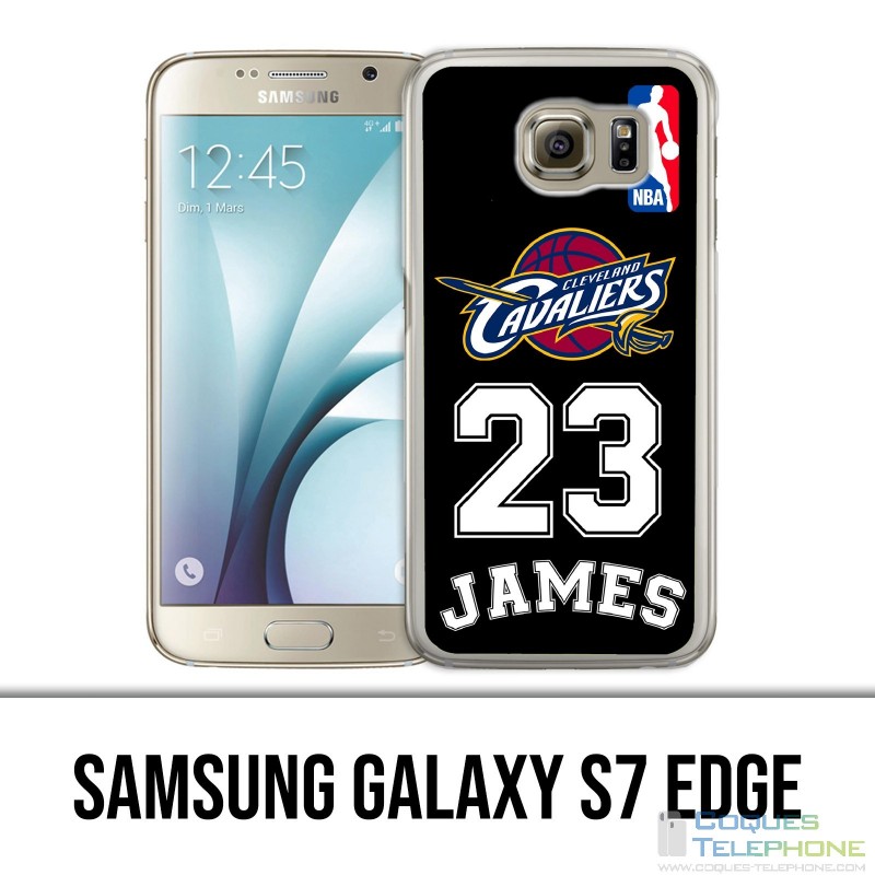 Samsung Galaxy S7 Edge Hülle - Lebron James Black