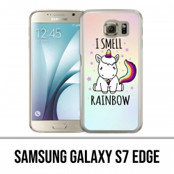 Custodia per Samsung Galaxy S7 Edge - Unicorn I Smell Raimbow