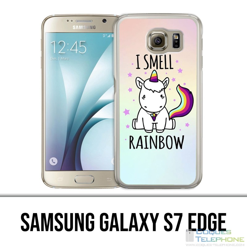 Carcasa Samsung Galaxy S7 Edge - Unicornio I Smell Raimbow