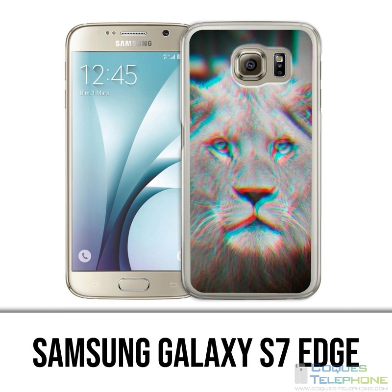 Coque Samsung Galaxy S7 EDGE - Lion 3D