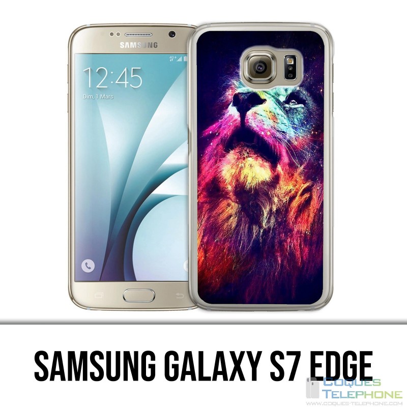 Carcasa Samsung Galaxy S7 Edge - Lion Galaxie