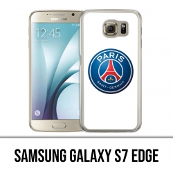 Coque Samsung Galaxy S7 EDGE - Logo Psg Fond Blanc