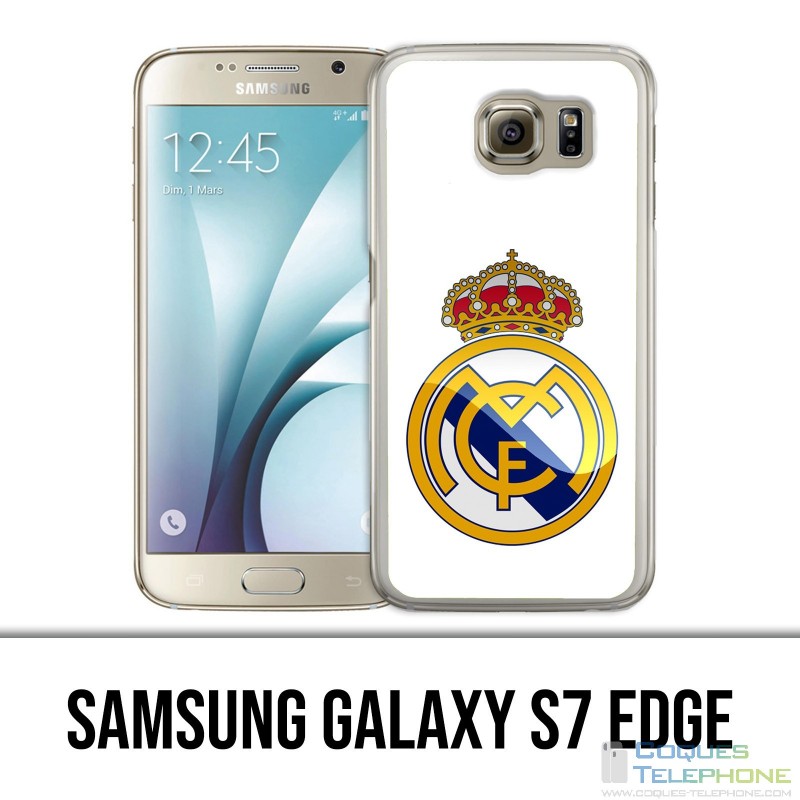 Coque Samsung Galaxy S7 EDGE - Logo Real Madrid