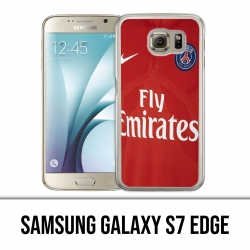 Custodia Samsung Galaxy S7 Edge - Maglia Psg rossa
