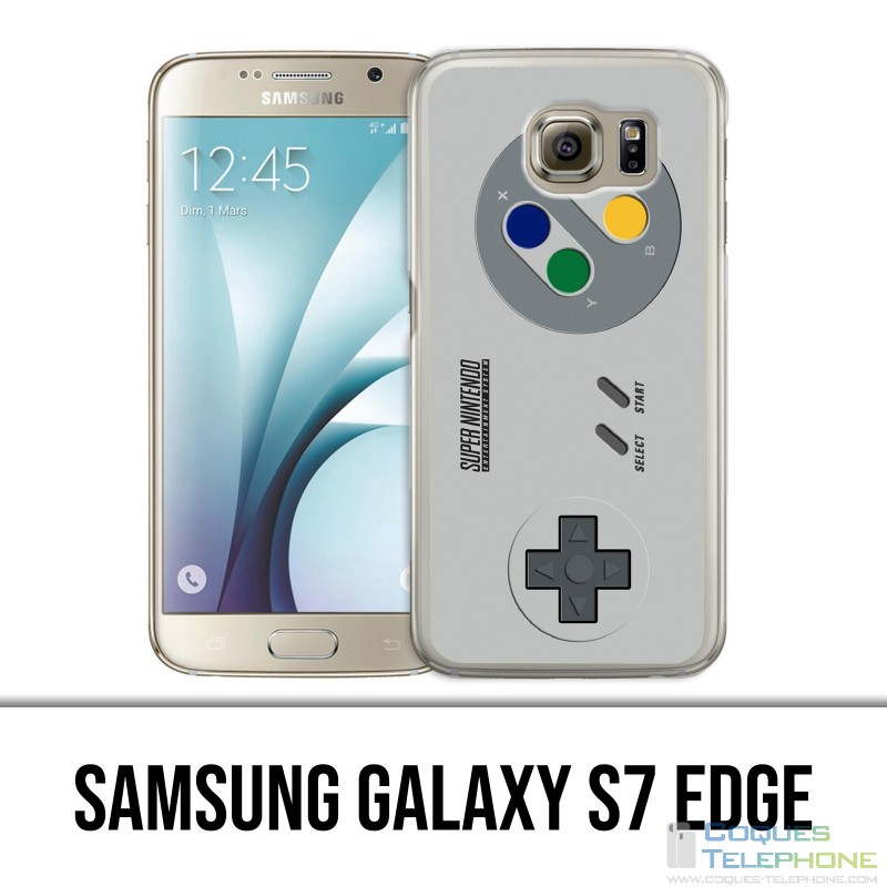 Coque Samsung Galaxy S7 EDGE - Manette Nintendo Snes