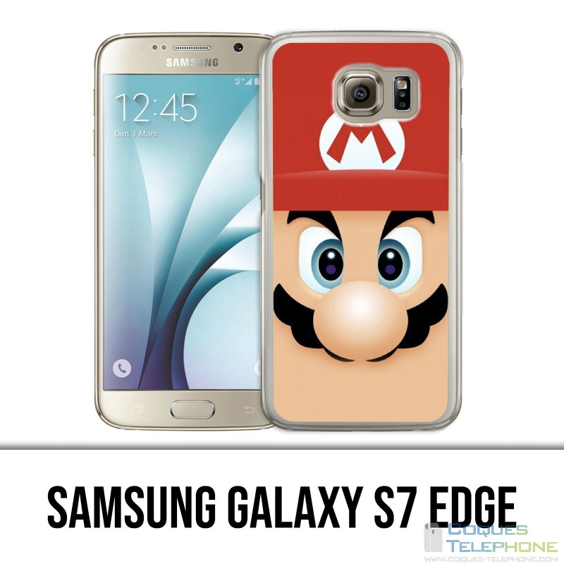 Carcasa Samsung Galaxy S7 Edge - Mario Face