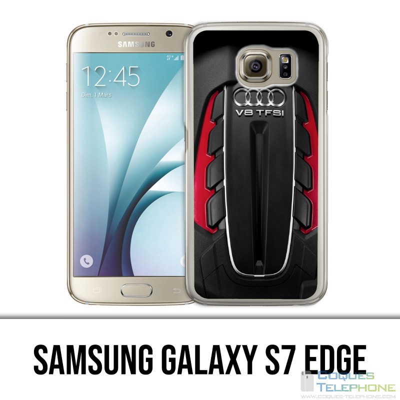 Coque Samsung Galaxy S7 EDGE - Moteur Audi V8 2