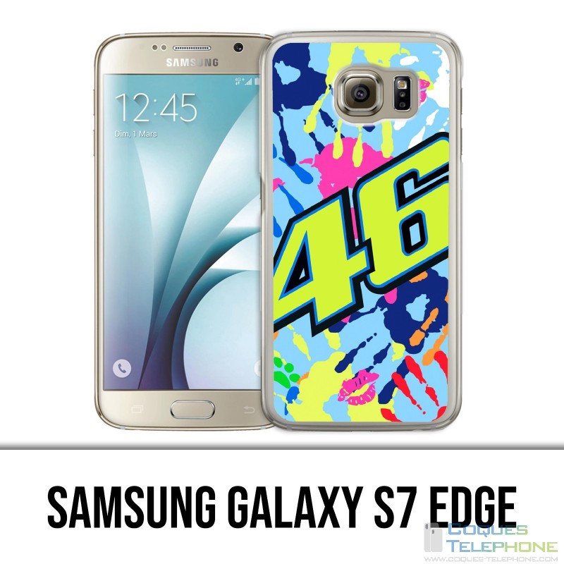 Carcasa Samsung Galaxy S7 Edge - Motogp Rossi Misano