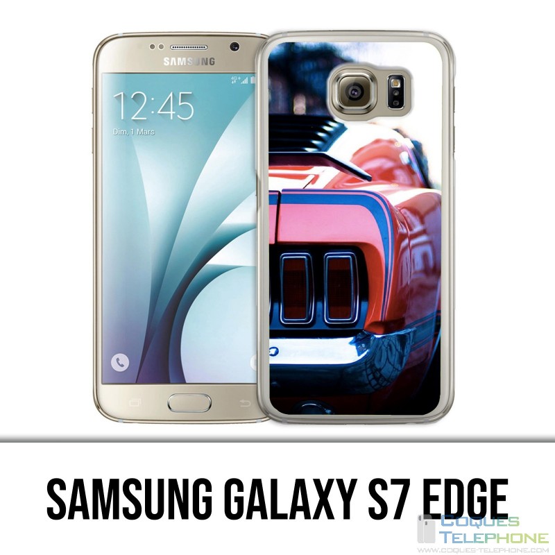 Custodia per Samsung Galaxy S7 Edge - Mustang vintage