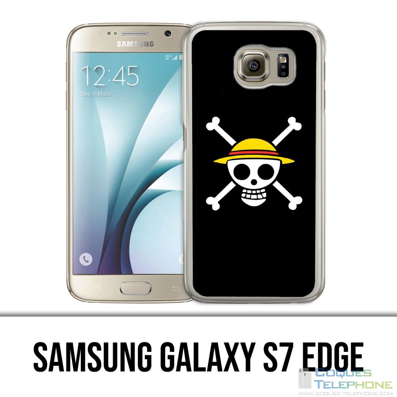 Custodia per Samsung Galaxy S7 Edge - One Piece Logo Name