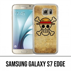 Custodia per Samsung Galaxy S7 Edge - One Piece Logo vintage