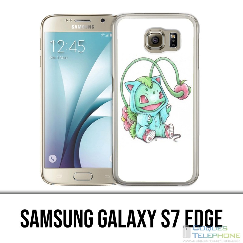 Samsung Galaxy S7 Edge Hülle - Bulbizarre Baby Pokémon