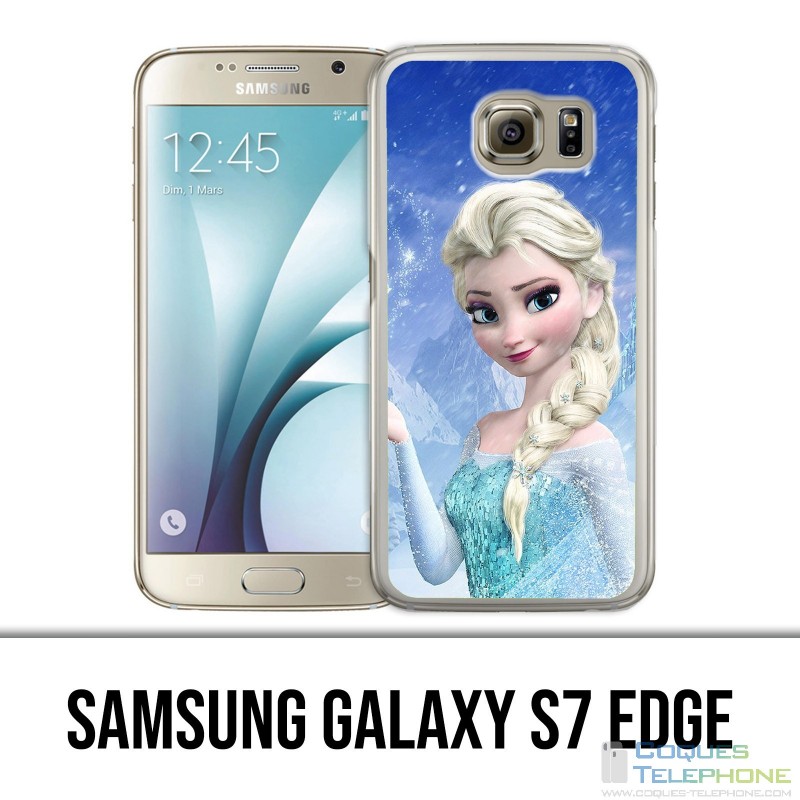 Carcasa Samsung Galaxy S7 Edge - Snow Queen Elsa y Anna