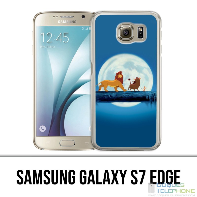 Carcasa Samsung Galaxy S7 edge - Lion King Moon