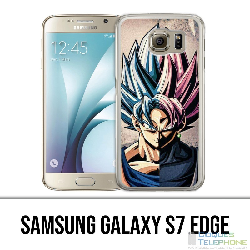 Samsung Galaxy S7 Edge Hülle - Sangoku Dragon Ball Super