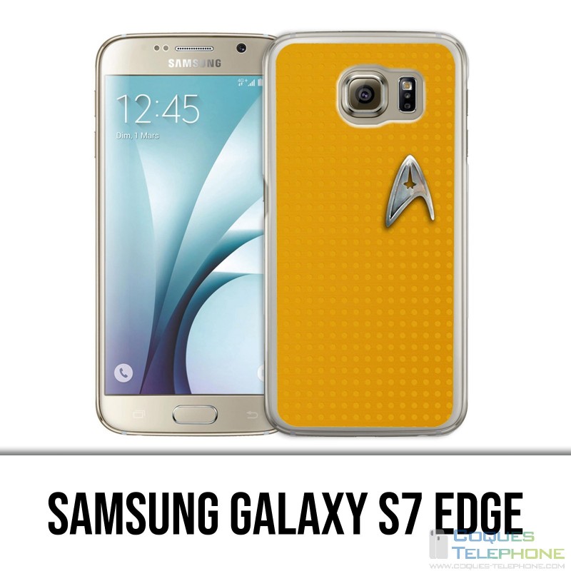 Coque Samsung Galaxy S7 EDGE - Star Trek Jaune