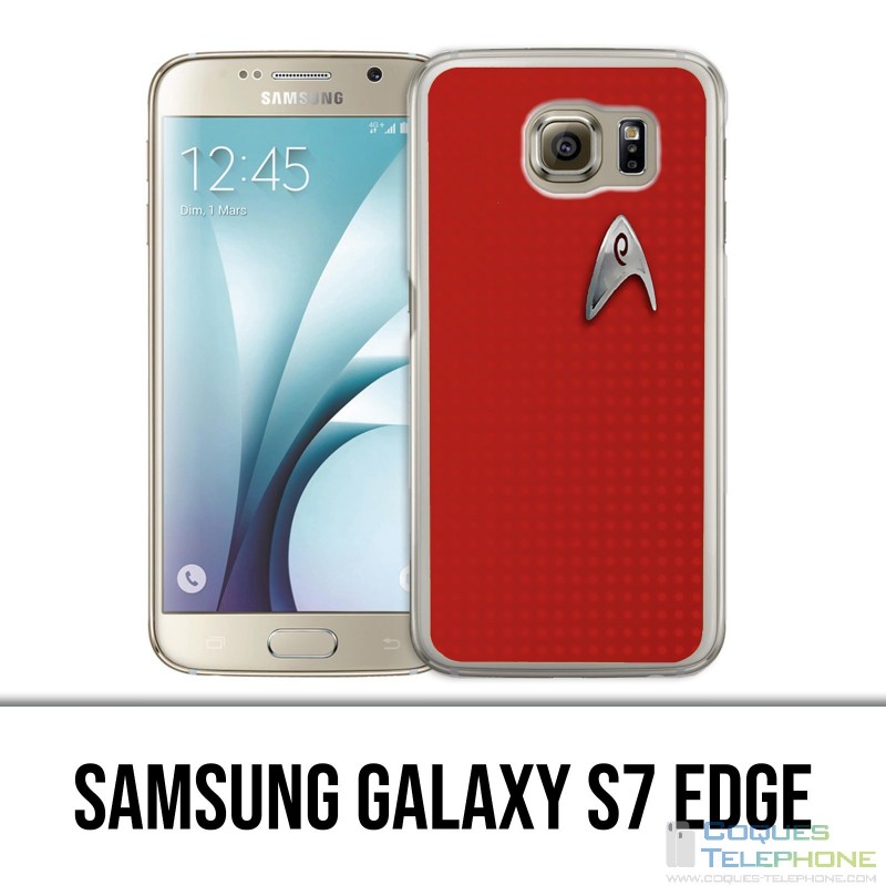 Carcasa Samsung Galaxy S7 Edge - Star Trek Rojo