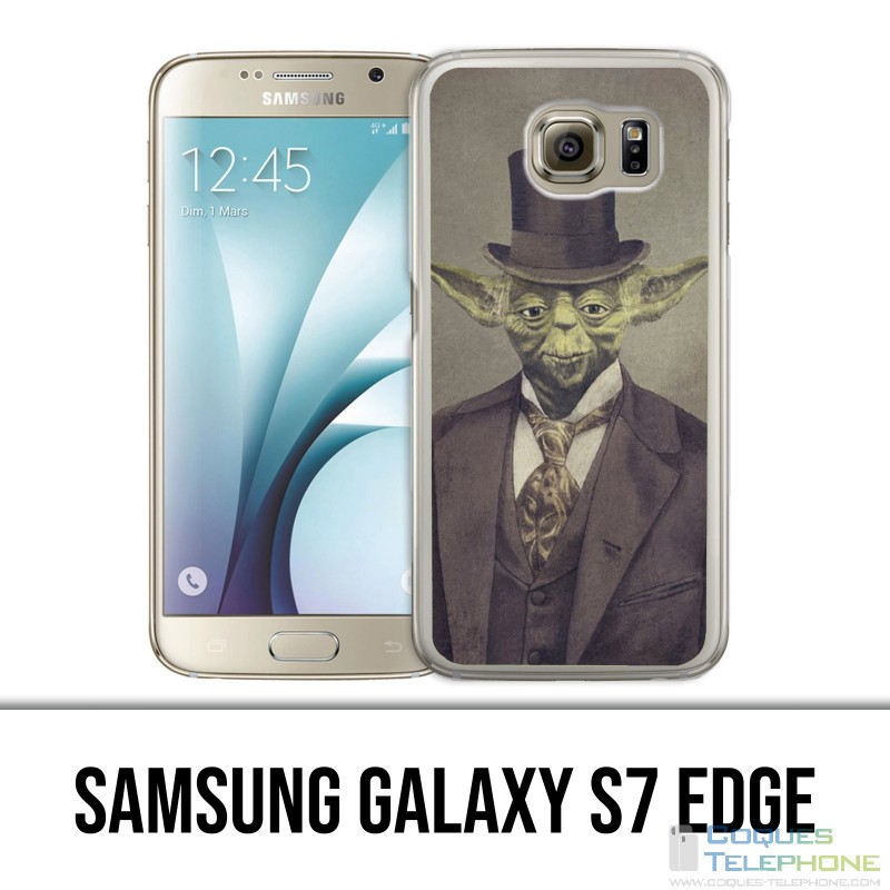 Carcasa Samsung Galaxy S7 Edge - Star Wars Vintage Yoda