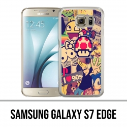 Carcasa Samsung Galaxy S7 Edge - Vintage 90S Pegatinas