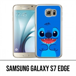 Samsung Galaxy S7 Edge Hülle - Blue Stitch