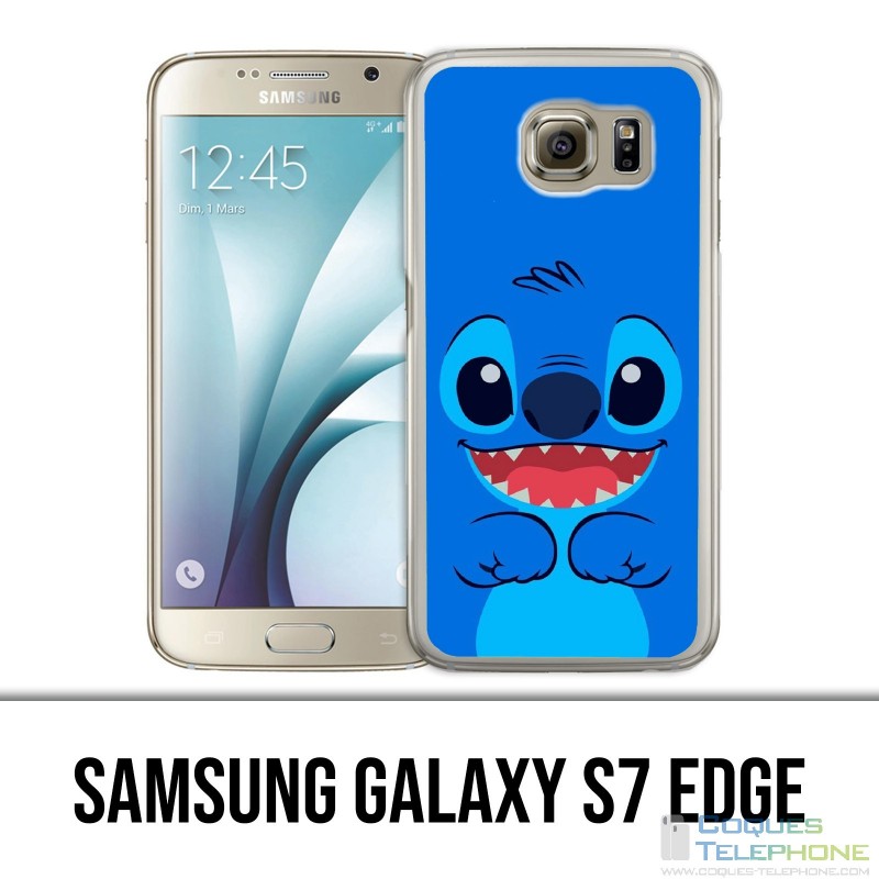 Custodia edge Samsung Galaxy S7 - Blue Stitch