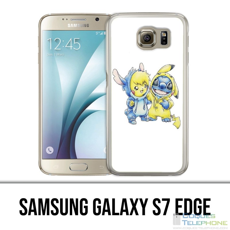 Funda Samsung Galaxy S7 edge - Baby Pikachu Stitch
