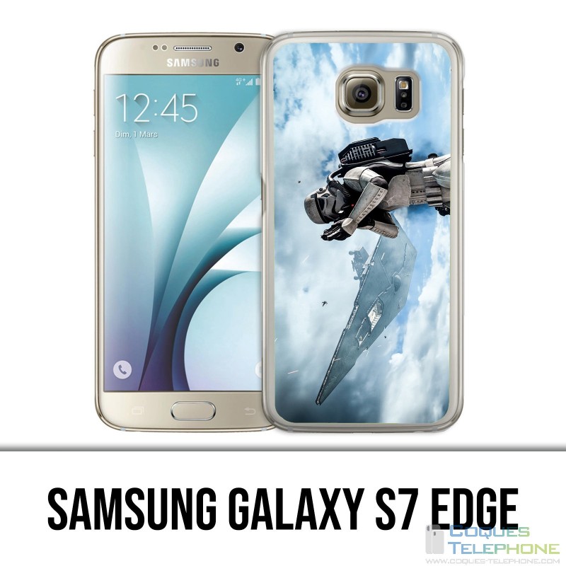 Carcasa Samsung Galaxy S7 Edge - Stormtrooper Paint