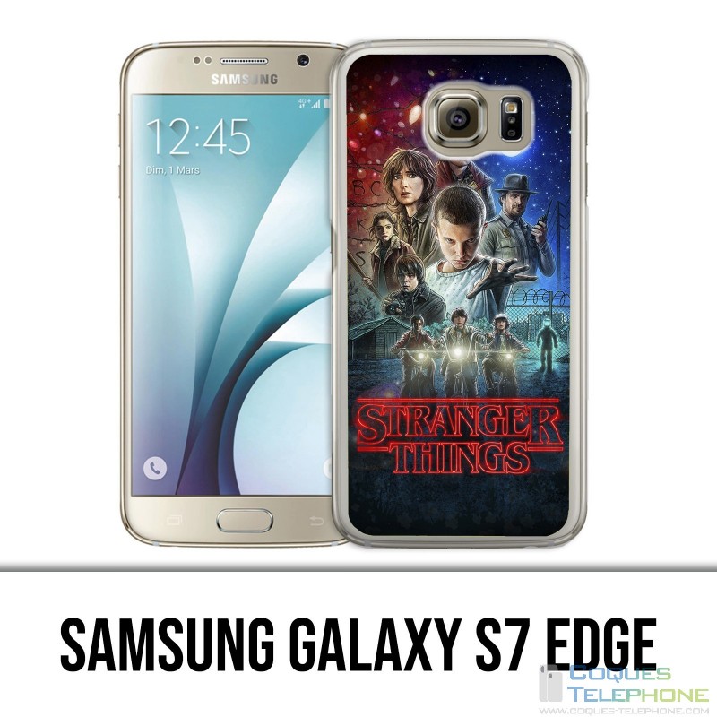 Póster Funda Samsung Galaxy S7 Edge - Cosas extrañas