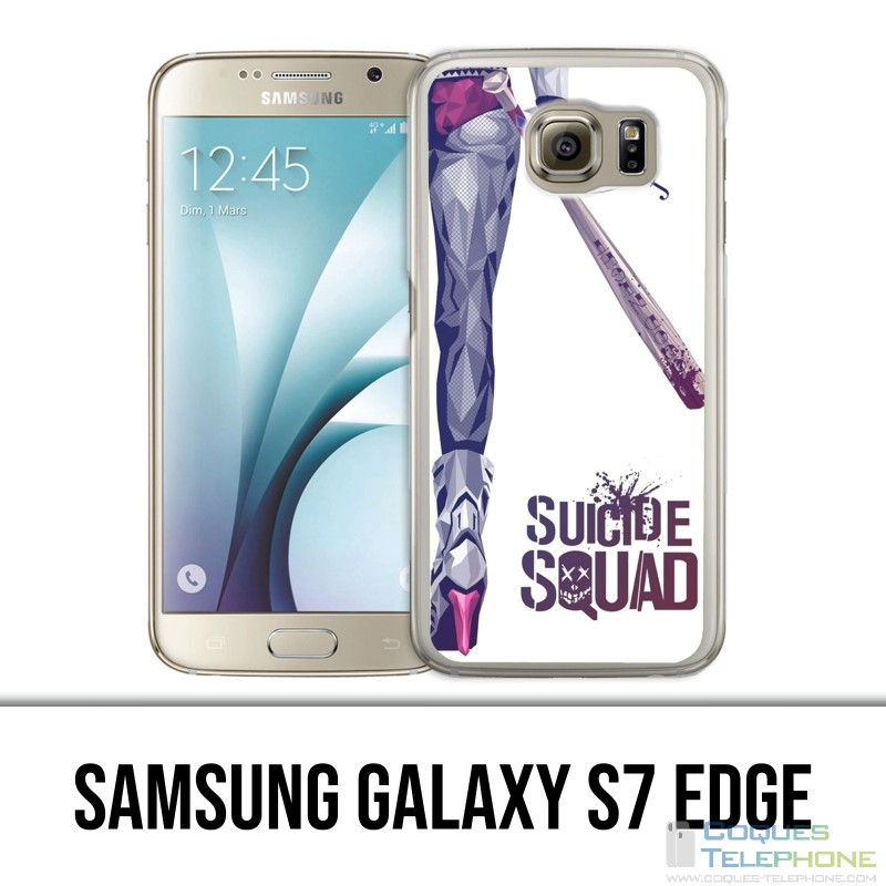 Custodia Samsung Galaxy S7 Edge - Suicide Squad Leg Harley Quinn