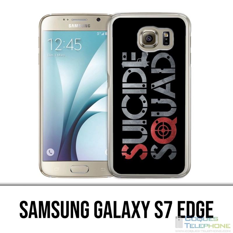 Carcasa Samsung Galaxy S7 Edge - Logotipo de Suicide Squad