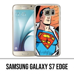 Samsung Galaxy S7 Edge Hülle - Superman Comics