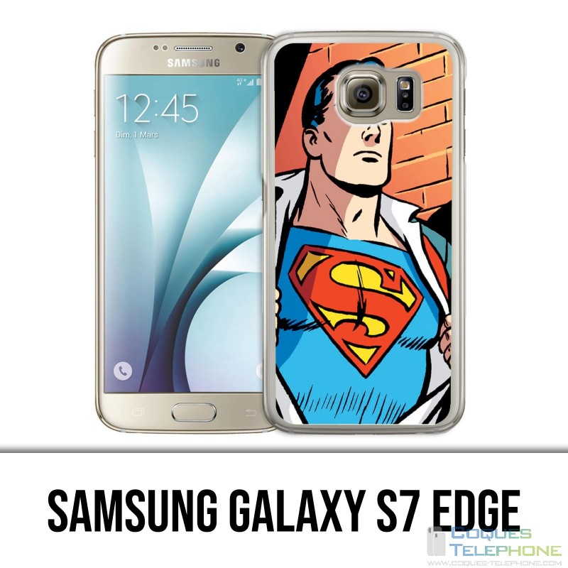 Carcasa Samsung Galaxy S7 Edge - Superman Comics