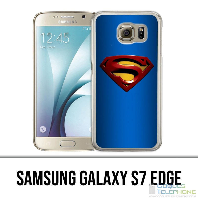 Custodia per Samsung Galaxy S7 Edge - Logo Superman