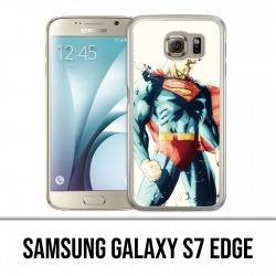 Custodia per Samsung Galaxy S7 Edge - Superman Paintart