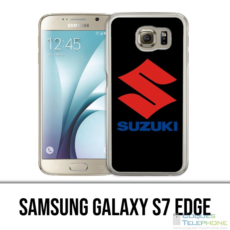 Carcasa Samsung Galaxy S7 Edge - Logotipo de Suzuki