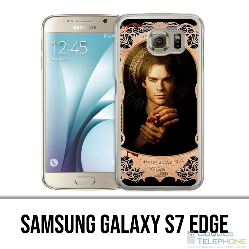 Carcasa Samsung Galaxy S7 Edge - Vampire Diaries Damon