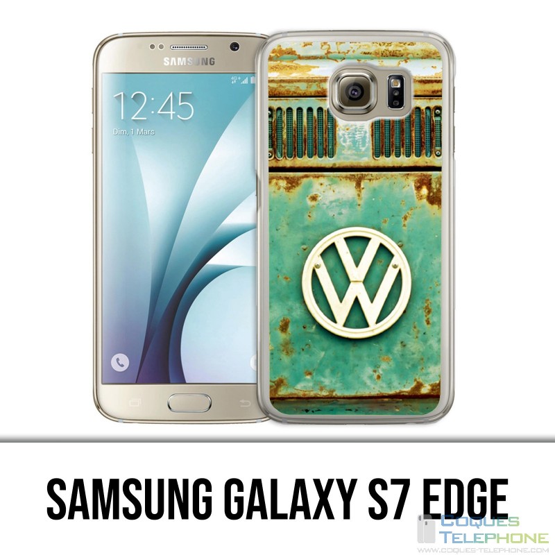 Samsung Galaxy S7 Edge Hülle - Vintage Vw Logo