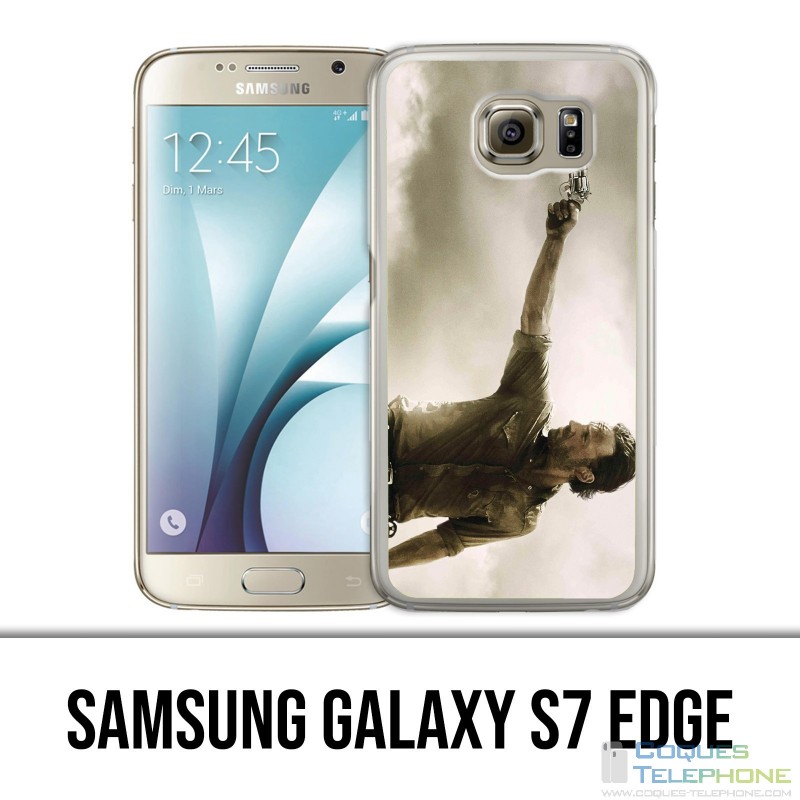 Coque Samsung Galaxy S7 EDGE - Walking Dead Gun