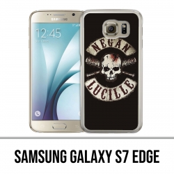 Samsung Galaxy S7 Edge Hülle - Walking Dead Logo Negan Lucille