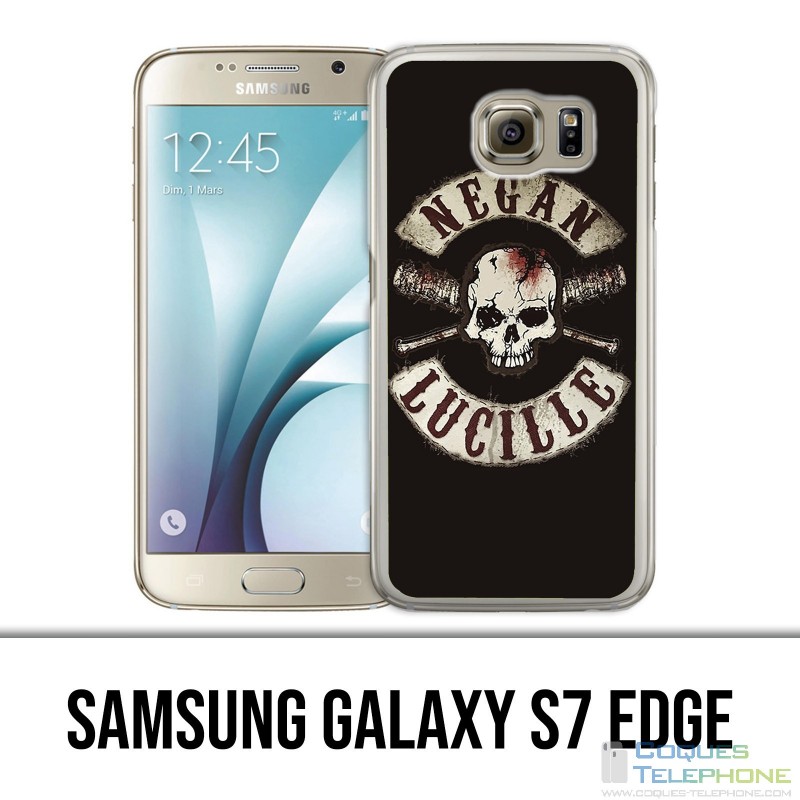 Carcasa Samsung Galaxy S7 Edge - Walking Dead Logo Negan Lucille